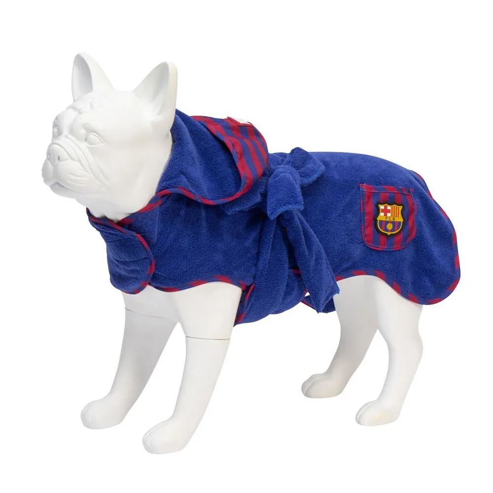 Robe de Banho FC Barcelona para Cães - Max & Molly