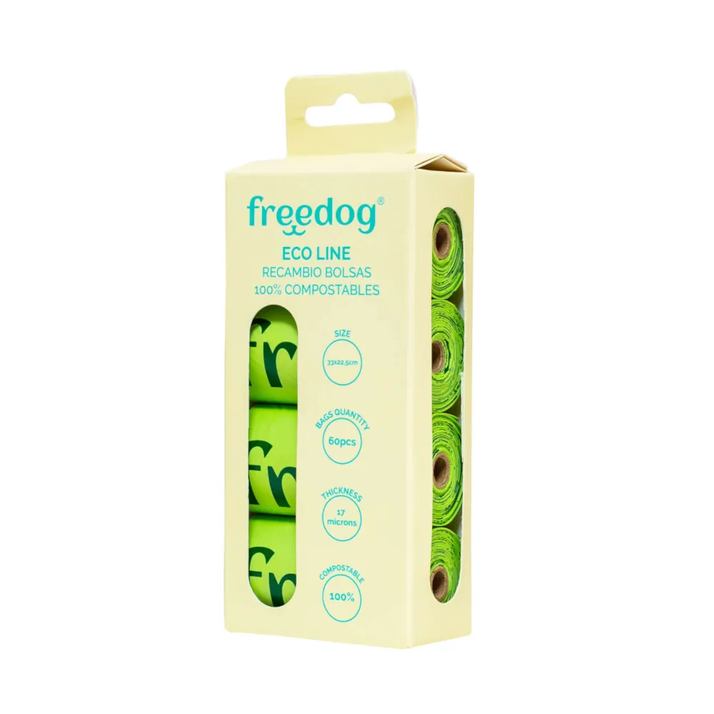 Sacos Compostáveis para Dejetos - Freedog