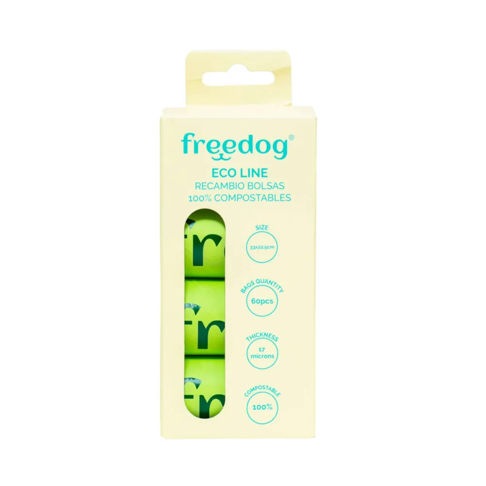 Sacos Compostáveis para Dejetos - Freedog