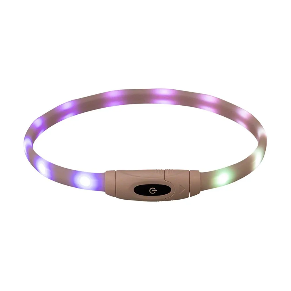 Safer Life - Colar Luminoso Flasher USB para Cães - Trixie
