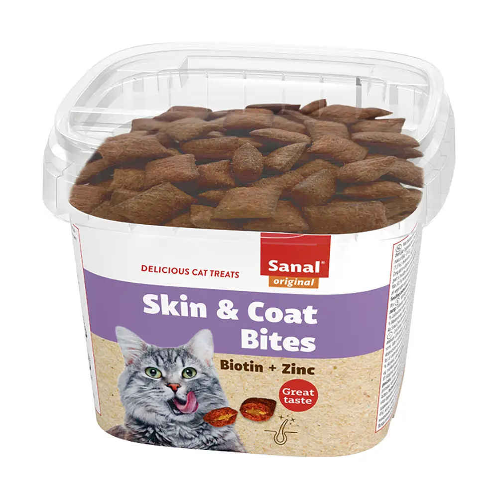Sanal Cat - Skin & Coat Bits Cup