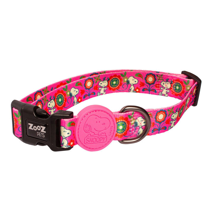 Coleira Snoopy Pinkflower