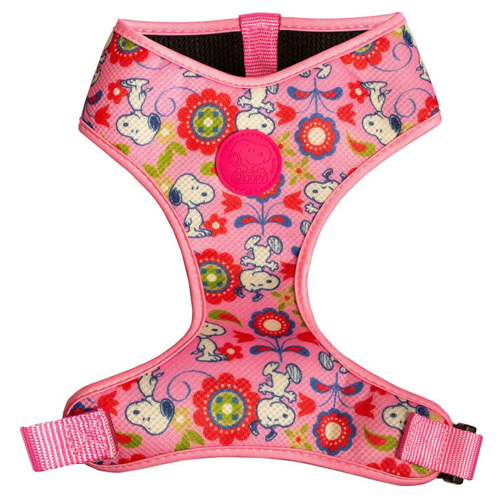 Peitoral Mesh Snoopy Pinkflower