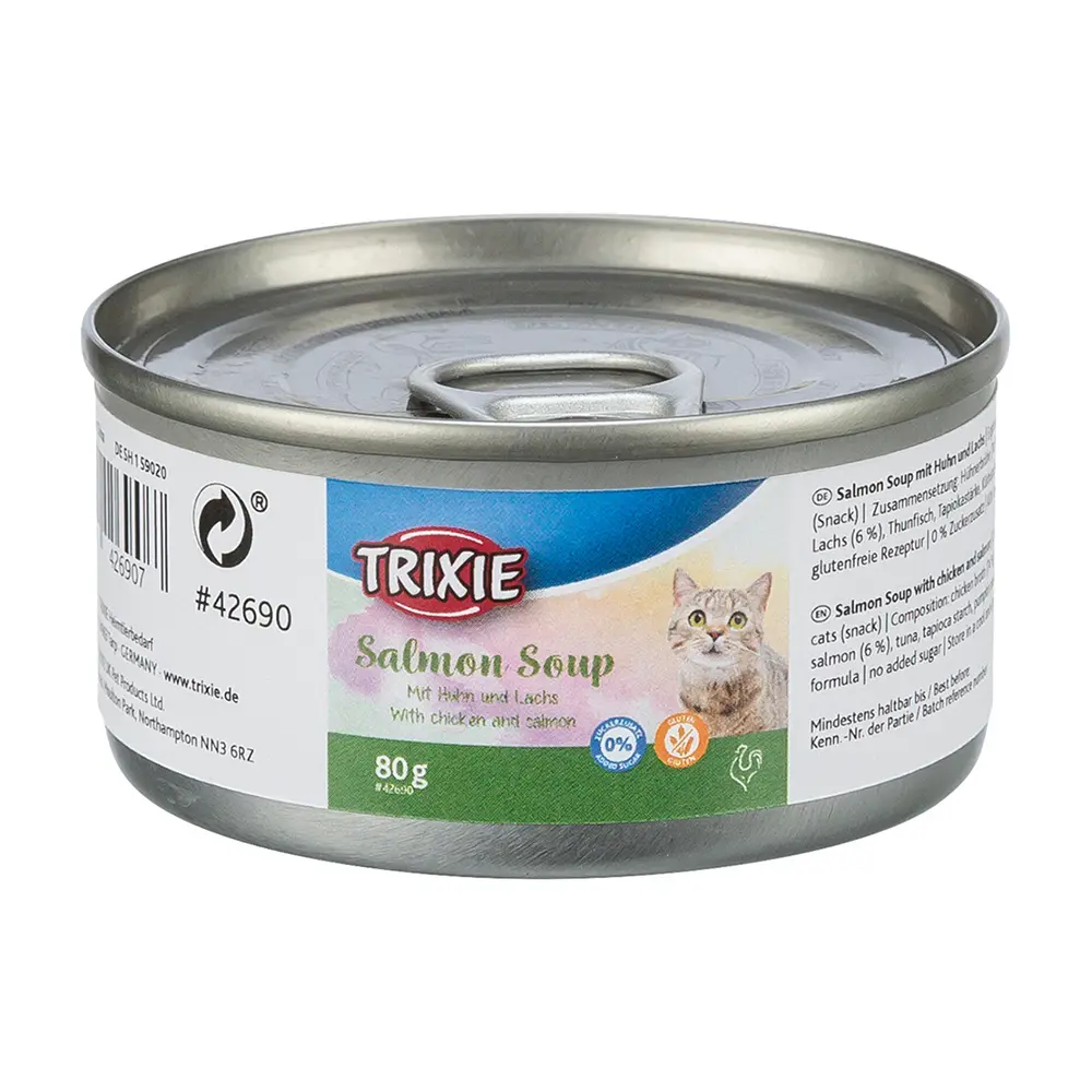Sopa de Salmão com Frango para Gatos - Trixie