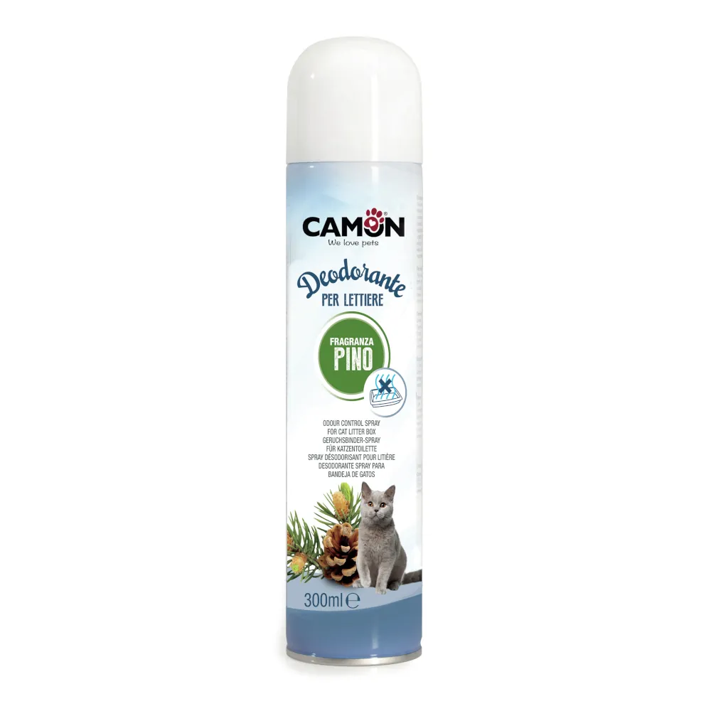 Spray Desodorizante para Caixas de Areias com Aroma a Pinho - Camon