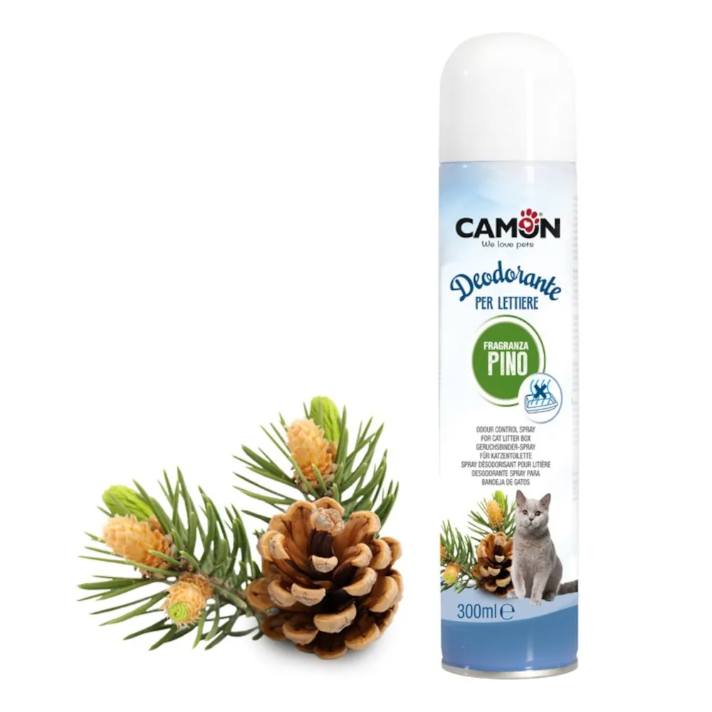 Spray Desodorizante para Caixas de Areias com Aroma a Pinho - Camon