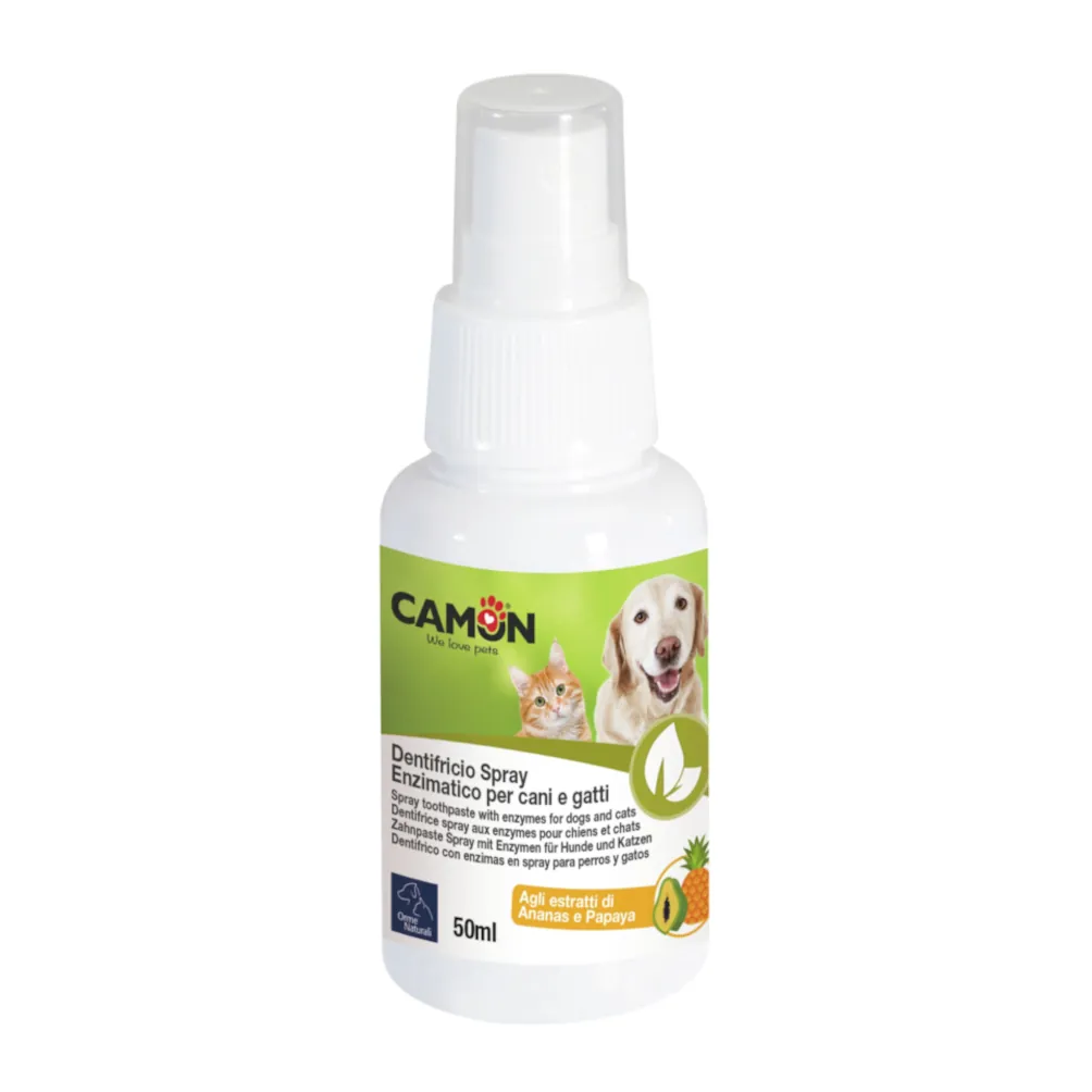 Spray para Higiene Dentária com Enzimas para Cães e Gatos - Camon