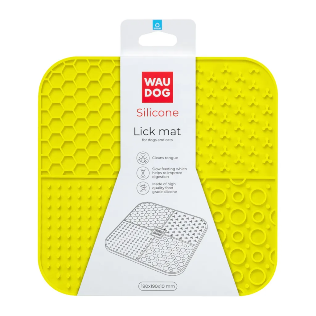Tapete Lick N Snack em Silicone para Cães e Gatos - Waudog
