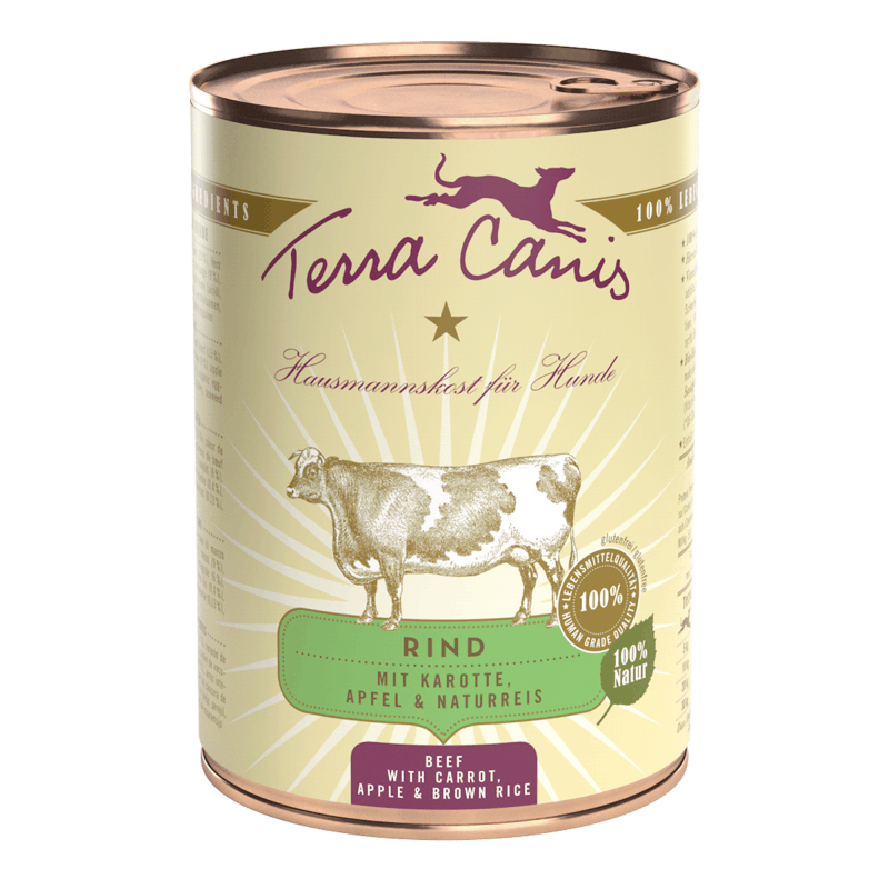 Terra Canis Classic - Vaca com Cenoura, Maçã e Arroz Integral