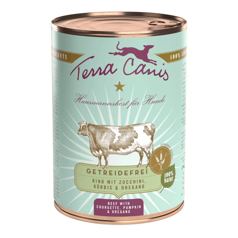 Terra Canis Grain Free - Vaca com Curgete, Abóbora e Orégano 0