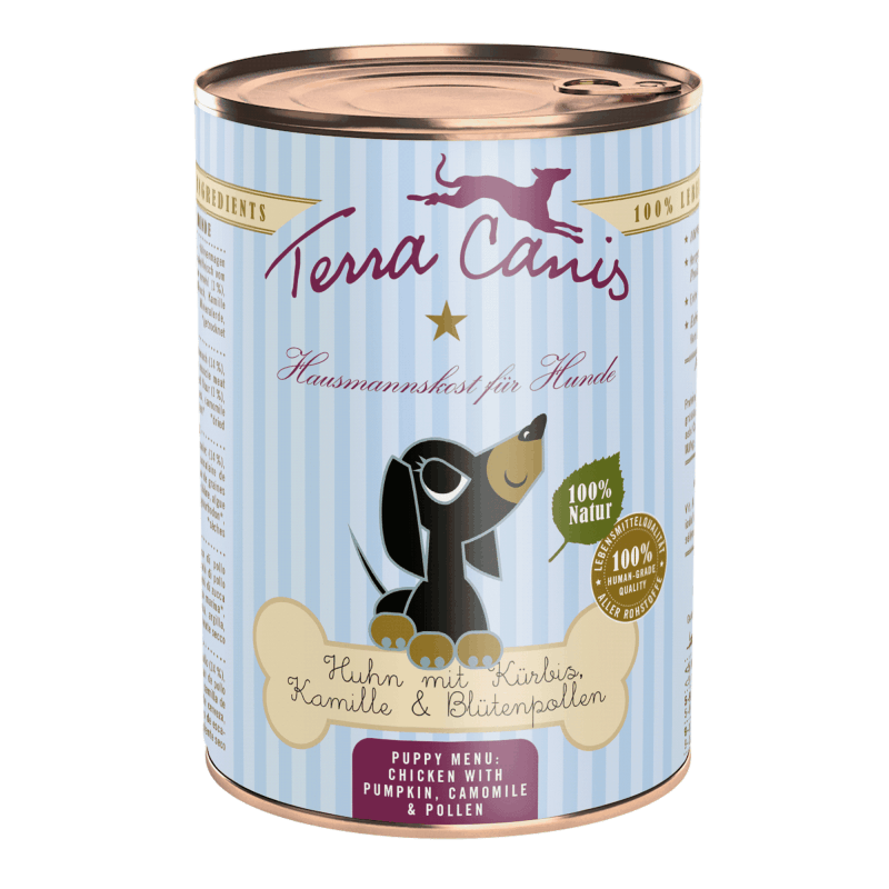 Terra Canis Puppy - Frango com Abóbora, Camomila e Pólen