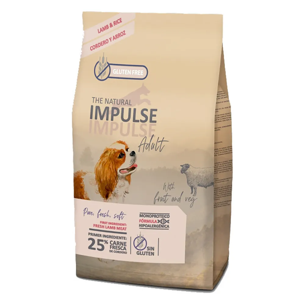The Natural Impulse Cão Adulto - Cordeiro