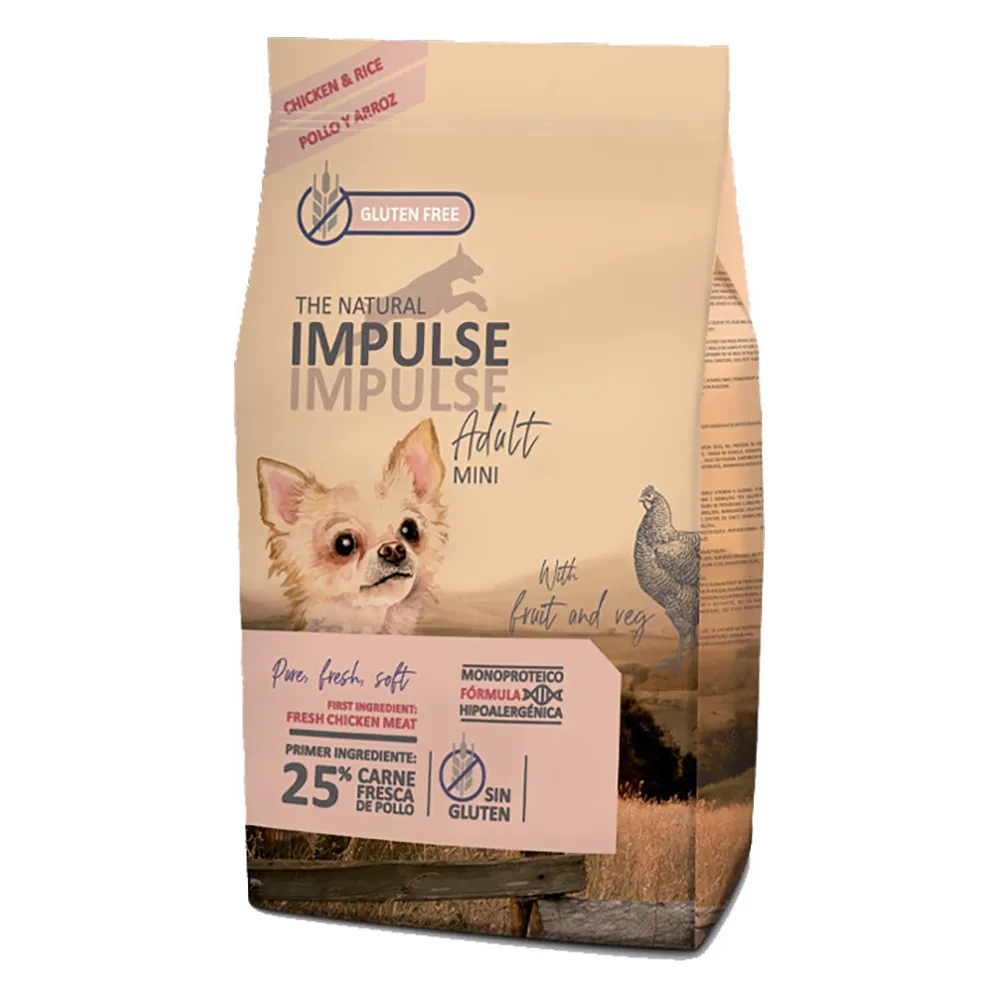 The Natural Impulse Cão Mini Adulto - Frango