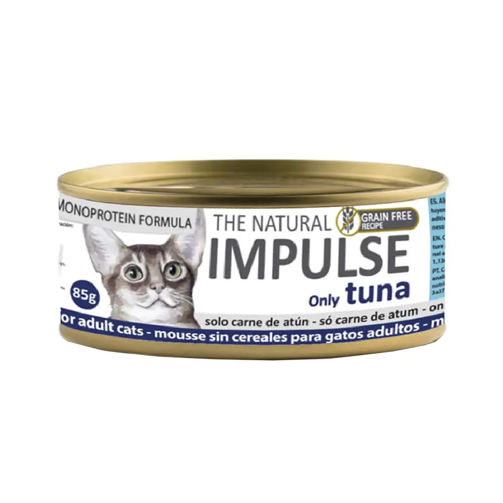 The Natural Impulse Grain Free Gato Adulto - Mousse Atum