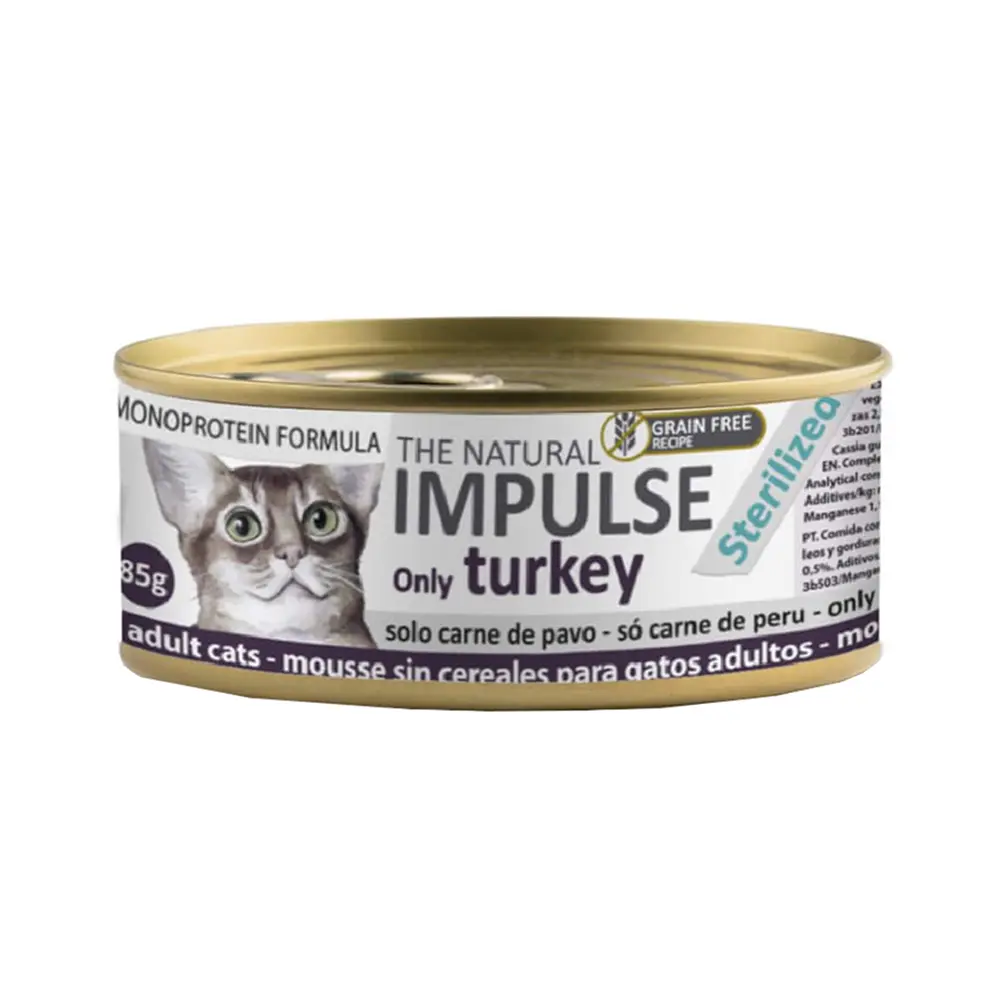 The Natural Impulse Grain Free Gato Adulto Esterilizado - Mousse Peru