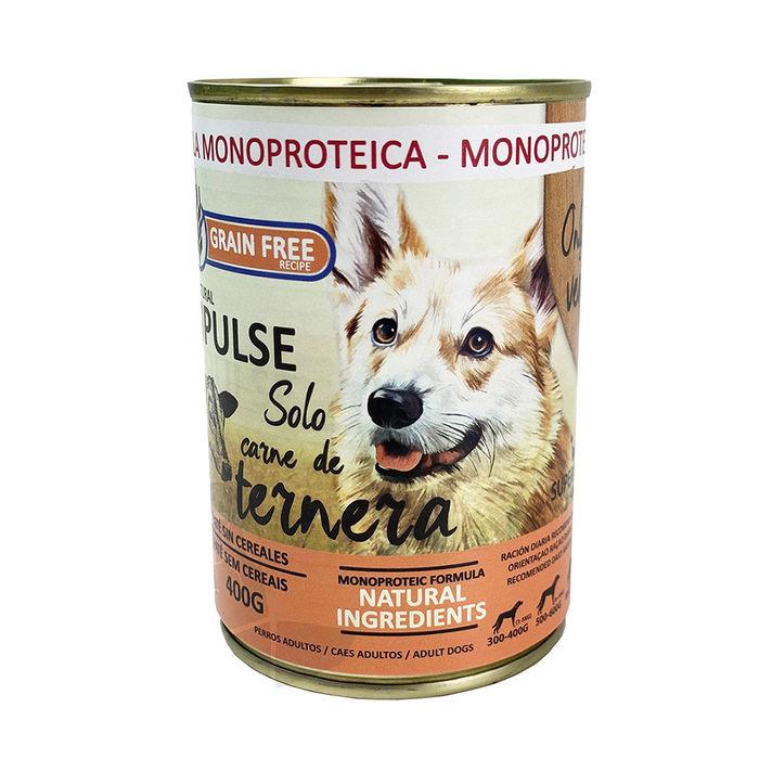 The Natural Impulse Grain Free Cão Adulto - Patê Vitela