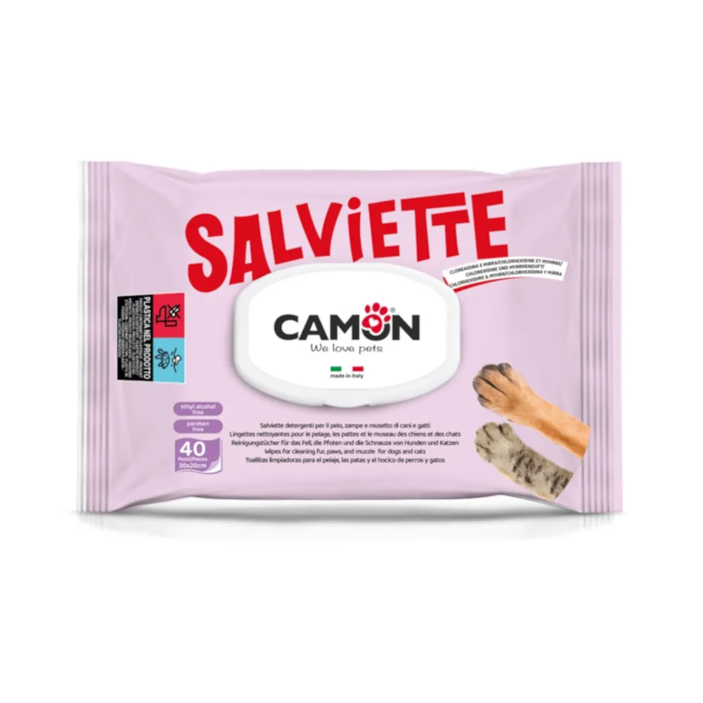 Toalhitas Húmidas Clorexidina - Camon