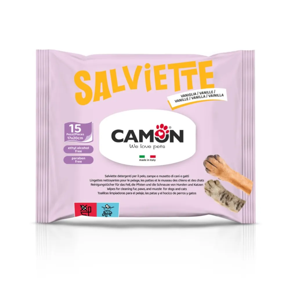 Toalhitas Húmidas de Bolso Baunilha - Camon
