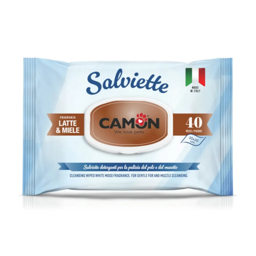 Toalhitas Húmidas Leite e Mel - Camon