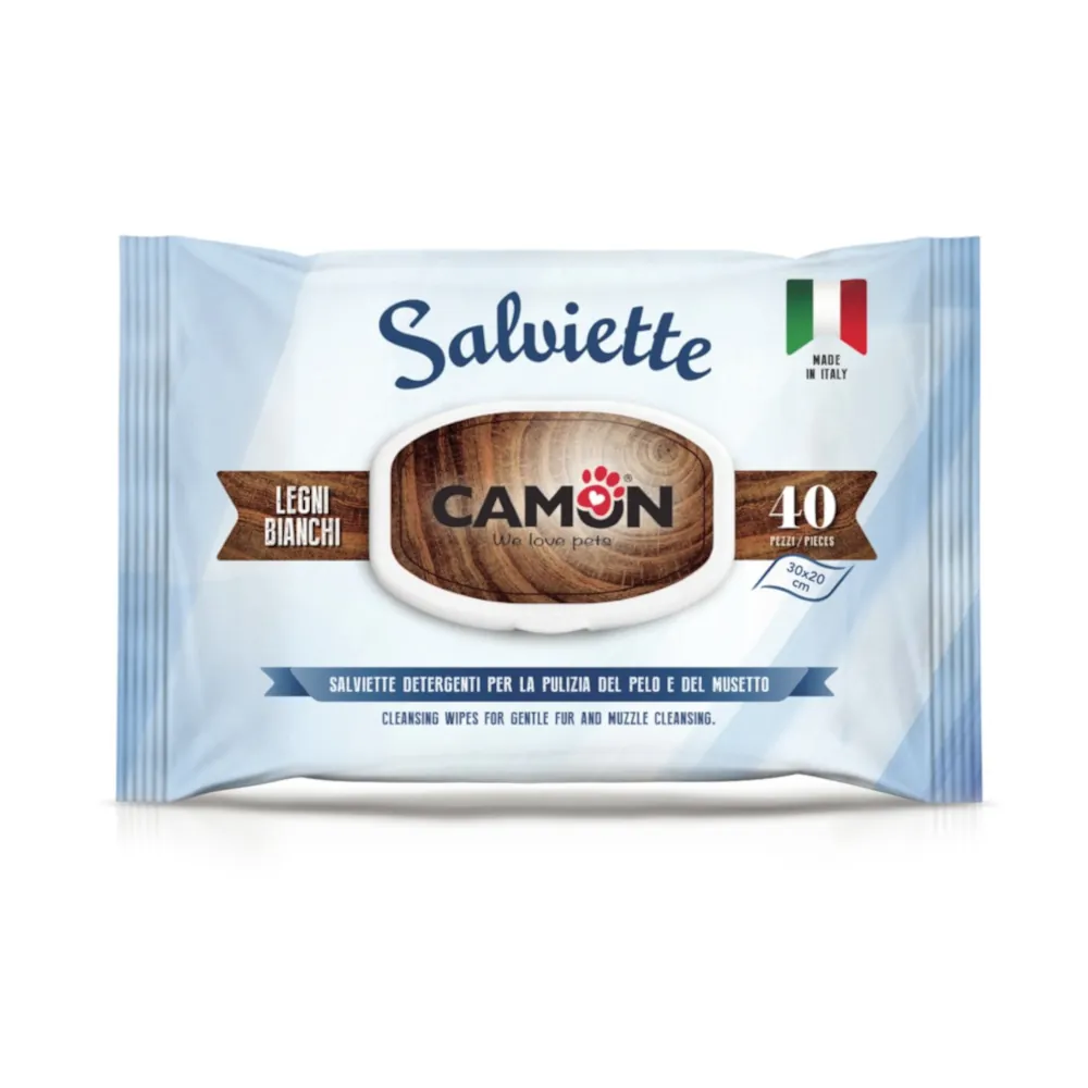 Toalhitas Húmidas Madeiras Branca - Camon