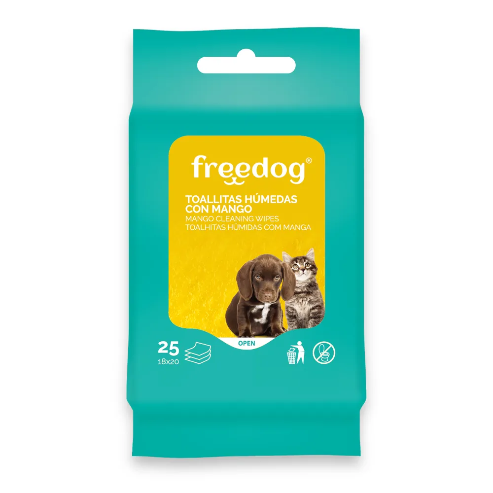 Toalhitas Húmidas Manga - Freedog