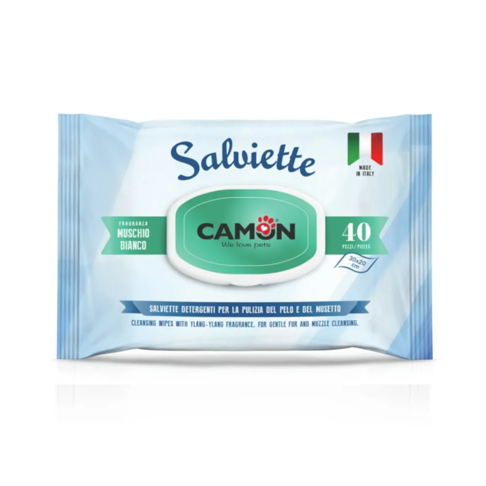 Toalhitas Húmidas Musgo Branco - Camon