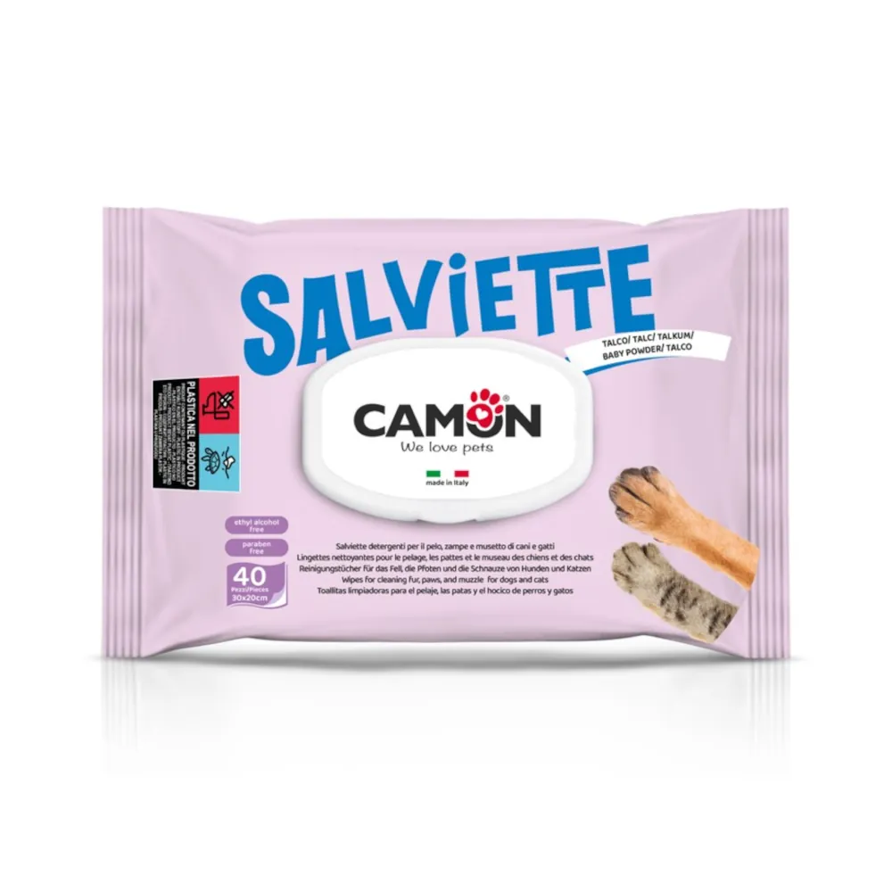 Toalhitas Húmidas Talco - Camon