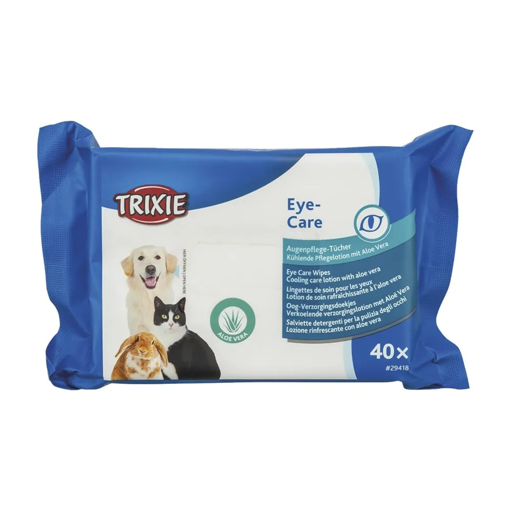 Toalhitas para Cuidados dos Olhos - Trixie