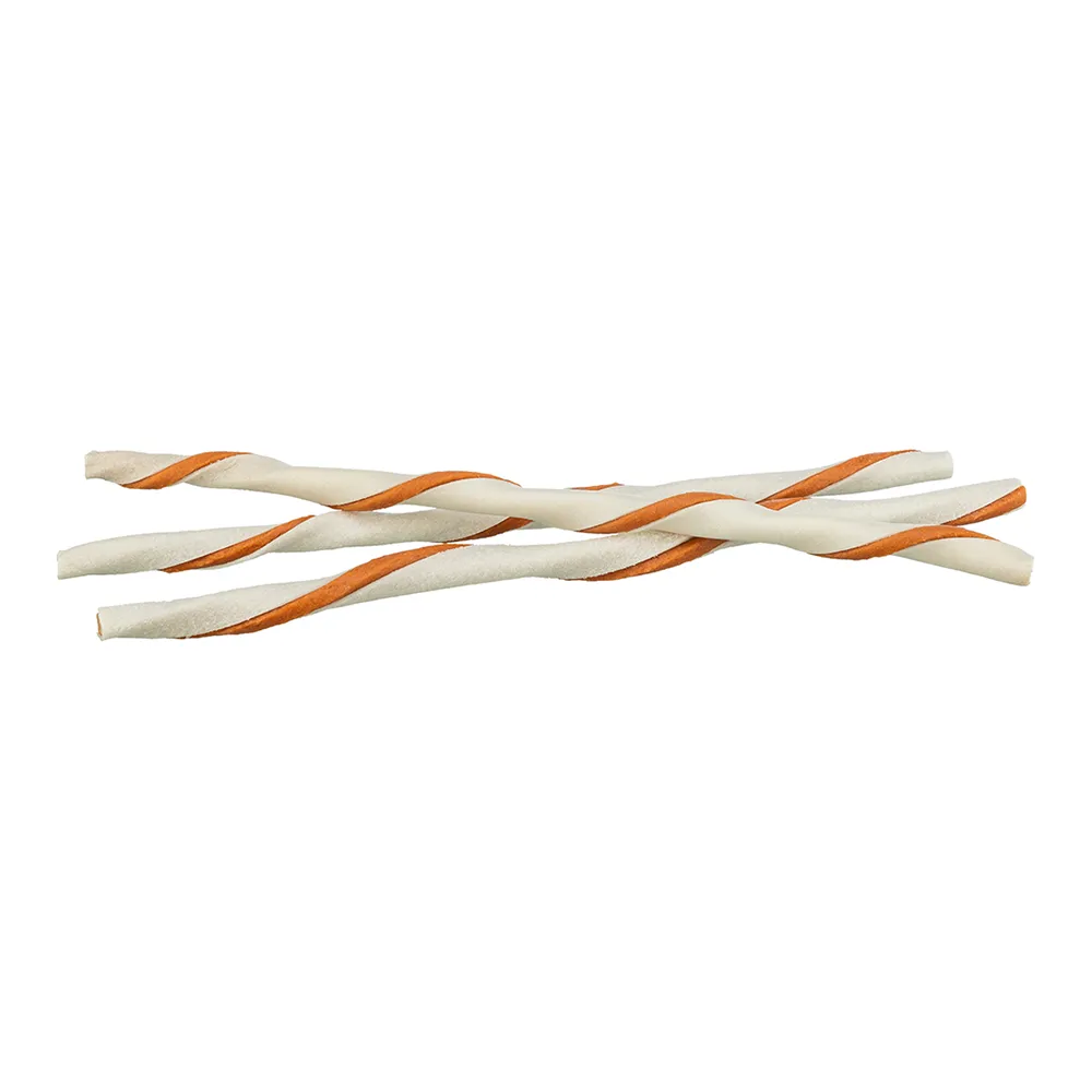 Twisters - Sticks de Pele Bovina Recheado com Frango para Cães - Trixie