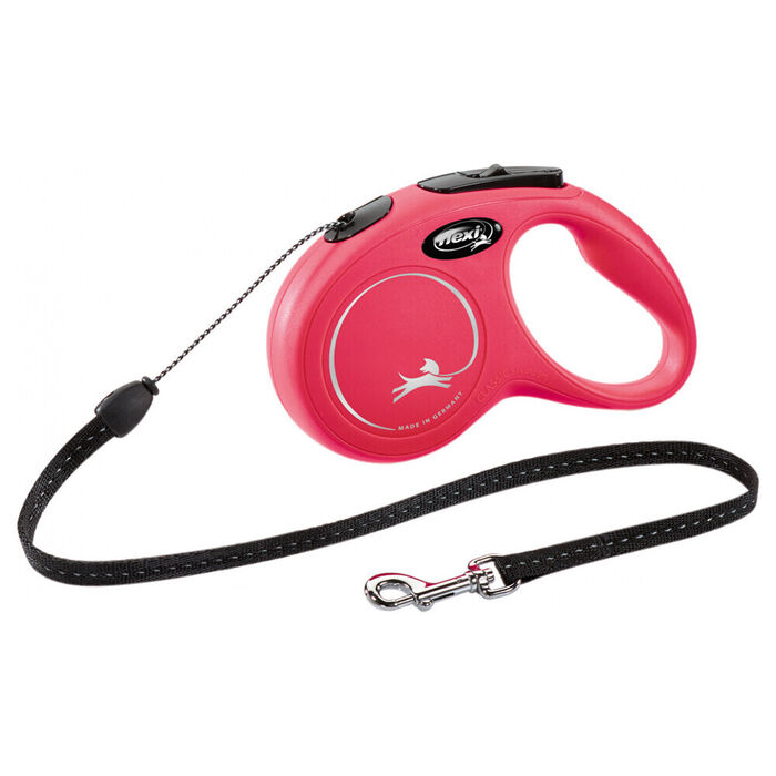 Trela Extensível Flexi New Classic com Cordão