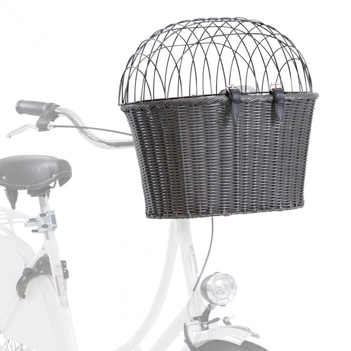 Cesto com Tampa em Arame para Bicicleta - Trixie