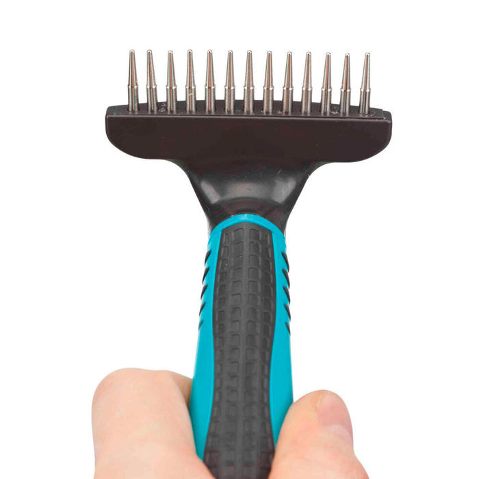 Pente-Ancinho Dentes Rotativos para Pelo Longo - Trixie