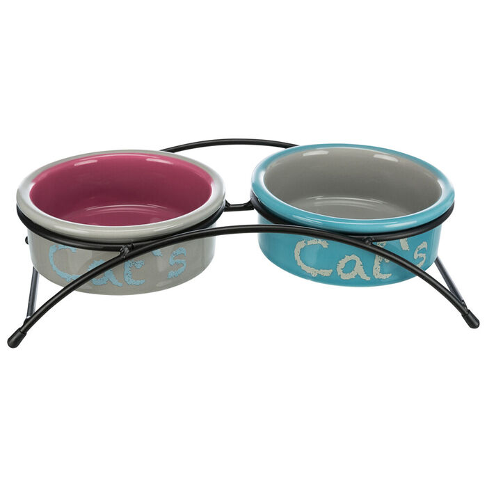 Gamela Dupla em Cerâmica para Gatos - Trixie