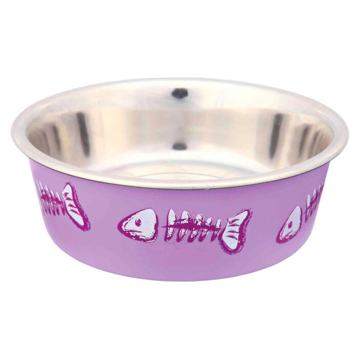 Gamela em Inox-Plástico para Gatos - Trixie