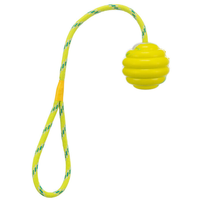 Bola Ondulada com Corda - Trixie