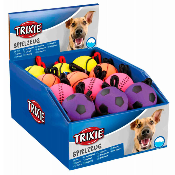 24 Bolas Fluorescentes com Corda - Trixie
