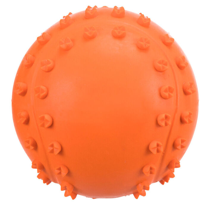 Bola em Borracha com Gravuras e Som - Trixie