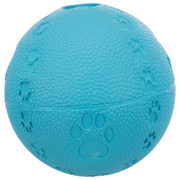 Bola em Borracha com Patinhas e Som - Trixie