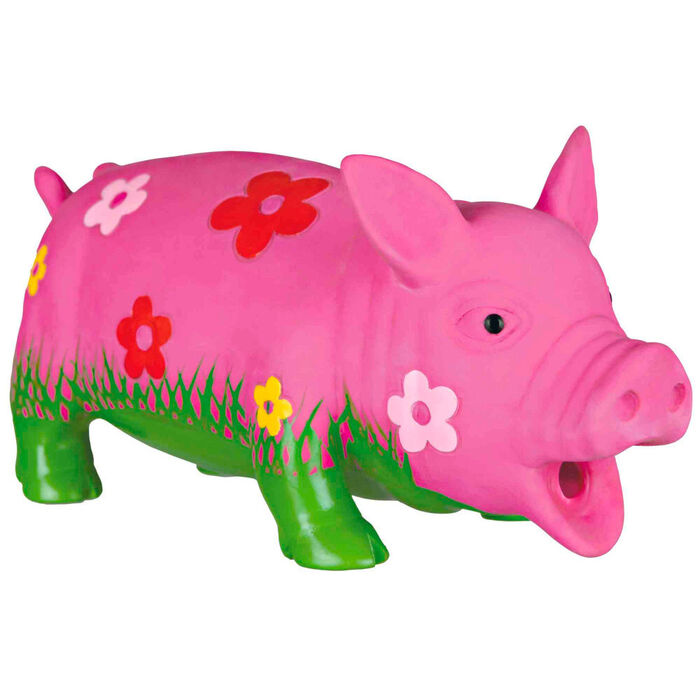 Porco Florido em Látex com Som Original - Trixie
