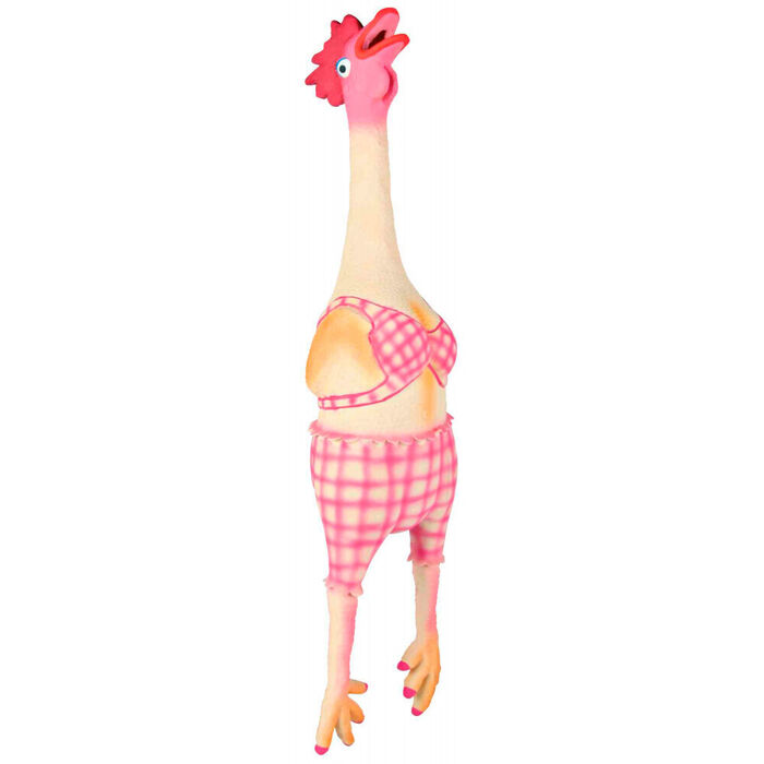Galinha Vestida em Látex com Som Original - Trixie