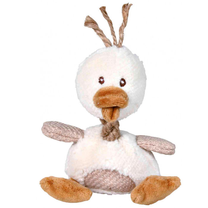 Pato em Peluche com Corda e Som - Trixie