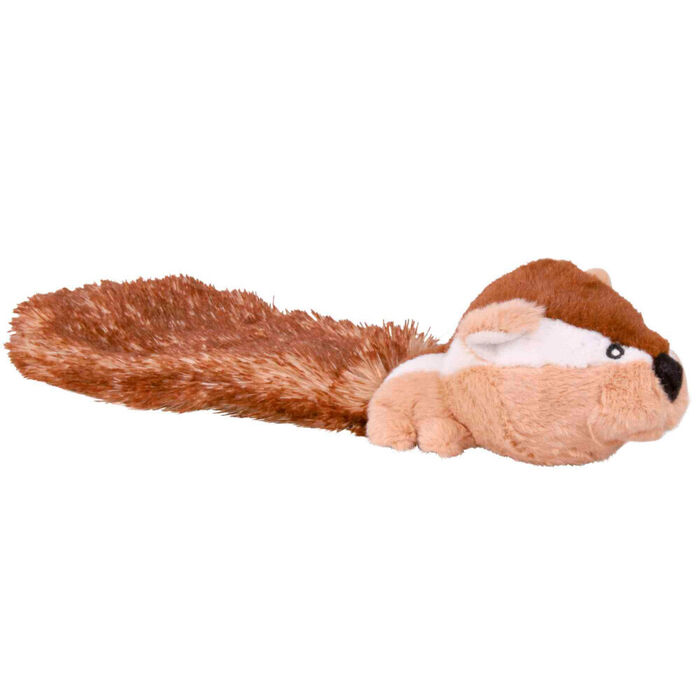 Esquilo em Peluche com Cauda Longa e Som - Trixie