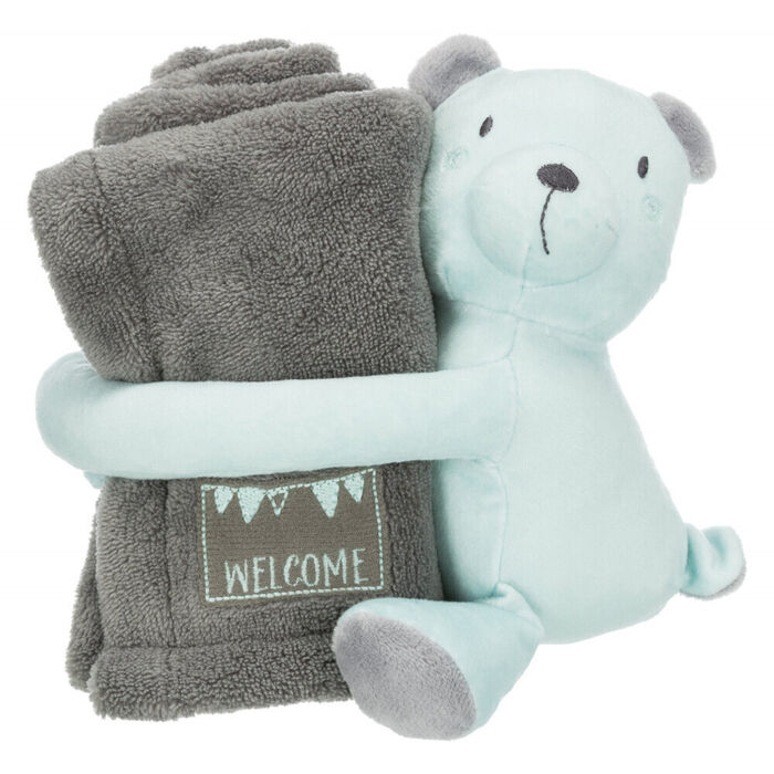 Junior - Manta com Brinquedo Urso - Trixie