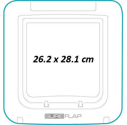 Porta Sureflap 4 Funções com Identificador por Microchip - Trixie