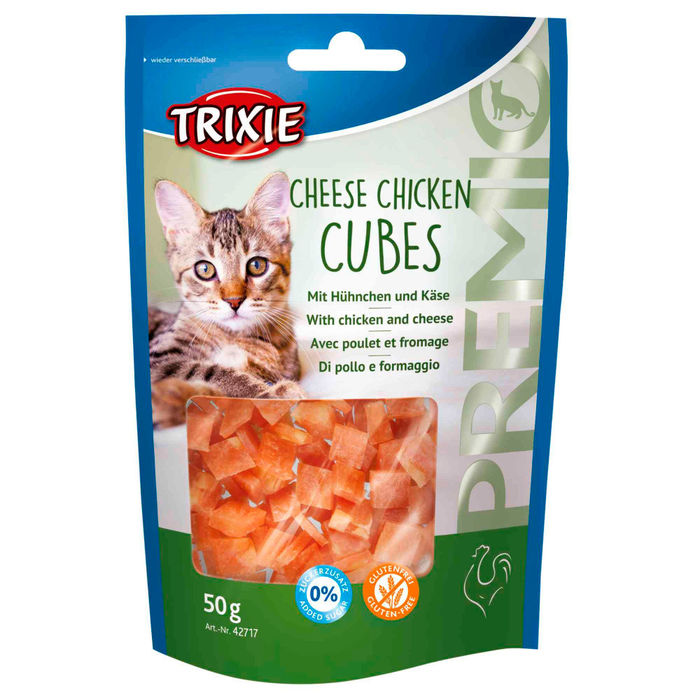 Premio - Cubos de Frango com Queijo para Gatos - Trixie