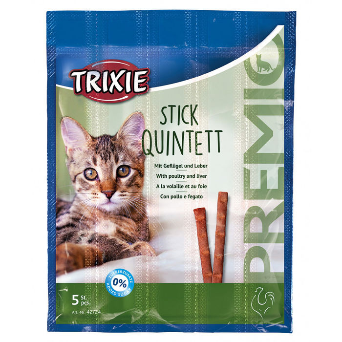 Premio - Stick Quintett com Frango e Fígado para Gatos - Trixie