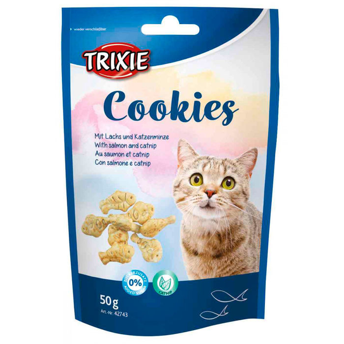 Cookies com Salmão e Catnip para Gatos - Trixie