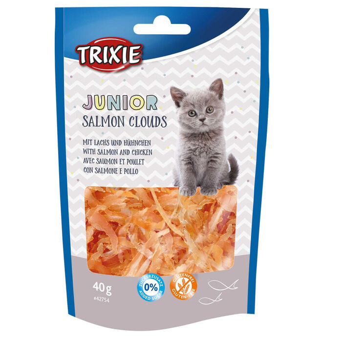 Junior - Salmon Clouds Snacks para Gatinhos - Trixie