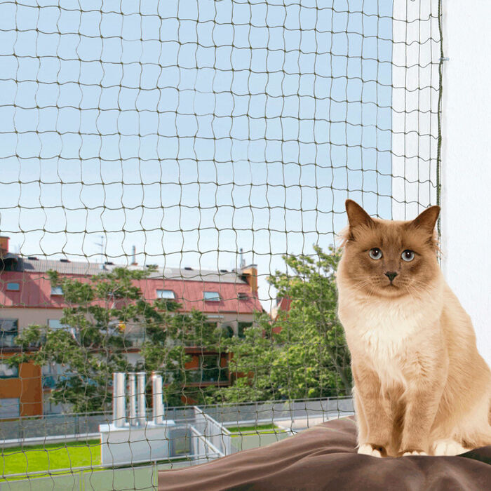 Rede de Proteção Reforçada para Gatos - Verde - Trixie