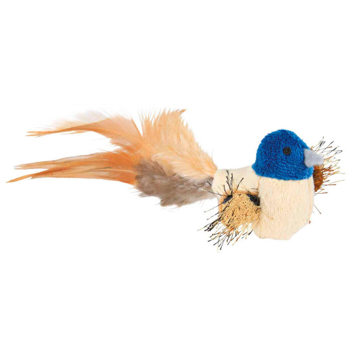 Pássaro em Peluche com Penas - Trixie